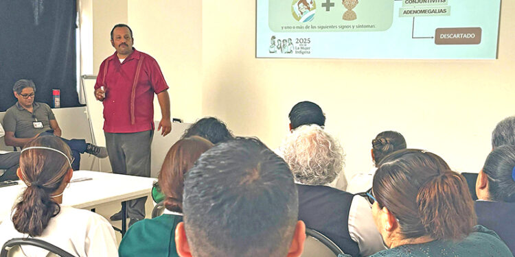 Imparten curso al personal médico de Mulegé sobre medidas de prevención de Sarampión 