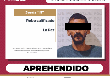 APREHENDE PGJE A IMPUTADO POR ROBO A VIVIENDA