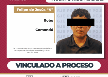 VINCULADO A PROCESO POR ROBO EN CIUDAD CONSTITUCIÓN 