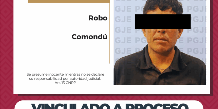 VINCULADO A PROCESO POR ROBO EN CIUDAD CONSTITUCIÓN 