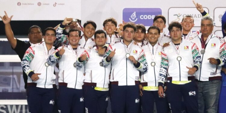 Polo acuático de BCS asegura plata en la Olimpiada Nacional 2025