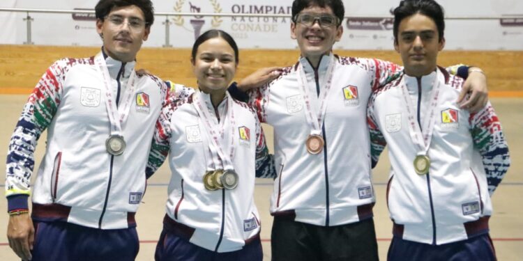 Medallas de oro para BCS en ciclismo en la Olimpiada Nacional 2025