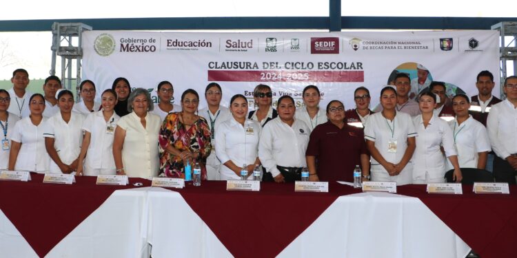 Clausura SEP ciclo escolar 2024-2025 con Feria de la Salud
