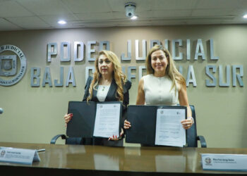 Firman convenio Ayuntamiento de La Paz y Poder Judicial para brindar justicia alternativa