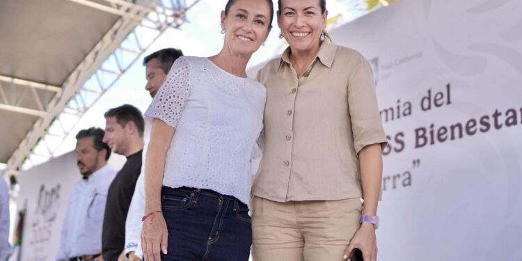 Refrenda Claudia Sheinbaum apoyo a La Paz con proyectos de Agua Potable y Movilidad: Milena Quiroga