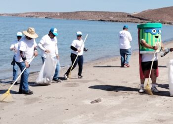 Participa la Dirección de Sustentabilidad en la limpieza de las playas Eréndira y El Sonorense