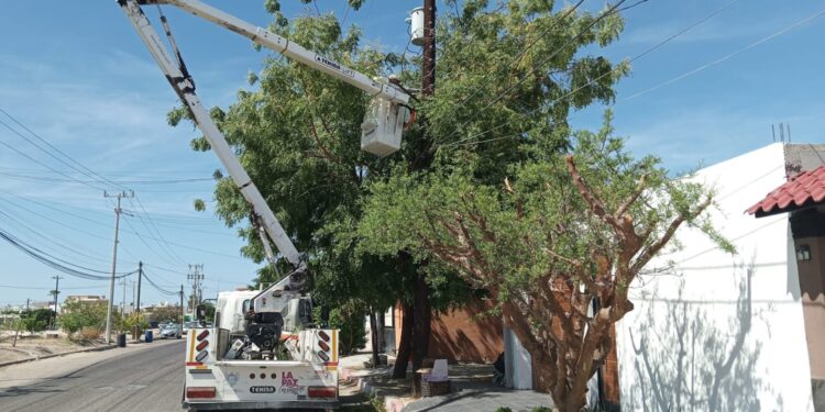 Realiza Servicios Públicos de La Paz labores de mantenimiento en colonias y zona rural