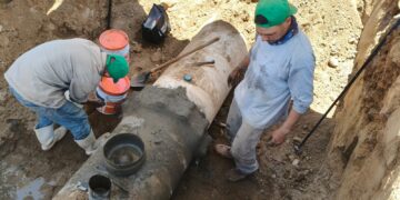 OOMSAPAS La Paz informa conclusión de reparaciones en acueducto 3 y rehabilitación en base de rebombeo