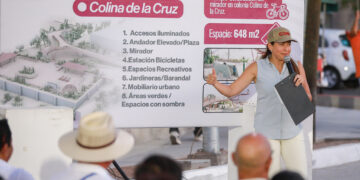 Anuncia Milena Quiroga la construcción de un mirador en Colina de la Cruz
