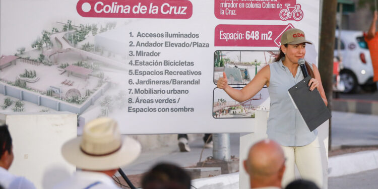Anuncia Milena Quiroga la construcción de un mirador en Colina de la Cruz