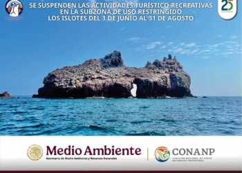 Turismo Municipal reitera la suspensión de actividades acuáticas en Islotes de la Isla Espíritu Santo