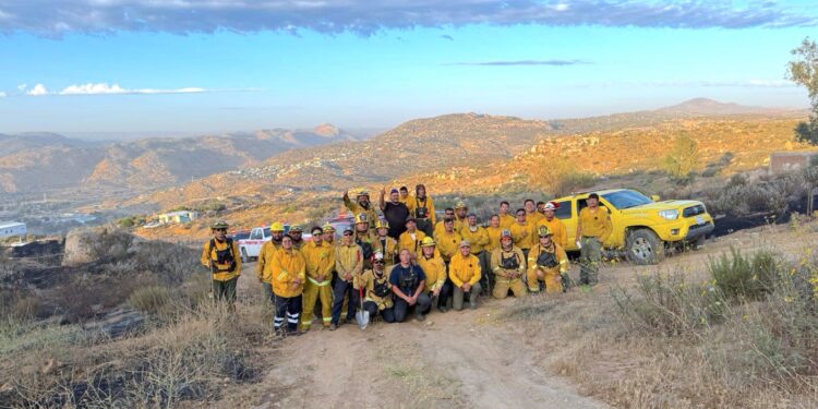 Misión cumplida: Brigada Forestal de Bomberos SJC concluye con sus labores en Tecate