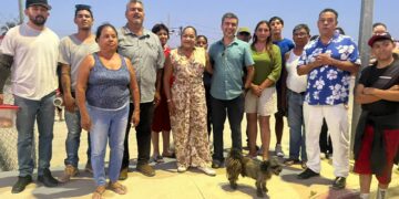 Atiende síndica municipal solicitud para recuperar cancha de futbol en colonia El Zacatal