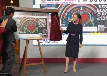 MÉXICO SE ESCRIBE CON M DE MIGRANTE: SORTEO DE LA LOTERÍA NACIONAL DEL 15 DE DE SEPTIEMBRE APOYARÁ A MEXICANOS EN EUA