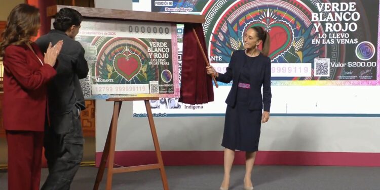 MÉXICO SE ESCRIBE CON M DE MIGRANTE: SORTEO DE LA LOTERÍA NACIONAL DEL 15 DE DE SEPTIEMBRE APOYARÁ A MEXICANOS EN EUA