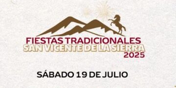 Anuncian programa de actividades para las Fiestas Tradicionales San Vicente de la Sierra 2025