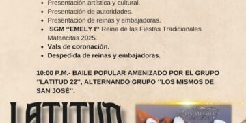 Anuncian programación oficial de las Fiestas Tradicionales Zacatal–Matancitas 2025