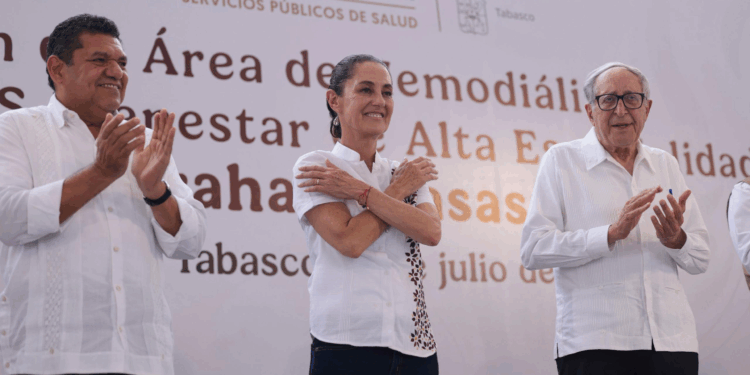 PRESIDENTA CLAUDIA SHEINBAUM INAUGURA AMPLIACIÓN DEL ÁREA DE HEMODIÁLISIS DEL HOSPITAL IMSS BIENESTAR DE VILLAHERMOSA, TABASCO