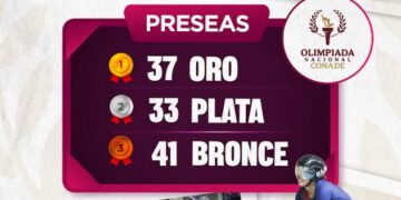 Supera BCS número de oros en la Olimpiada Nacional CONADE 2025