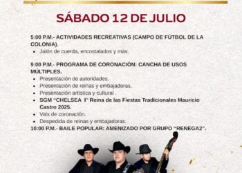 Afinan detalles para celebrar las Fiestas Tradicionales de la colonia Mauricio Castro