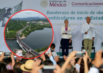 PRESIDENTA CLAUDIA SHEINBAUM DA BANDERAZO DE SALIDA A LA CONSTRUCCIÓN DE PUENTES VEHICULARES EN COLIMA
