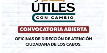 Anuncia Ayuntamiento de Los Cabos campaña “Útiles con Cambio” en apoyo a estudiantes