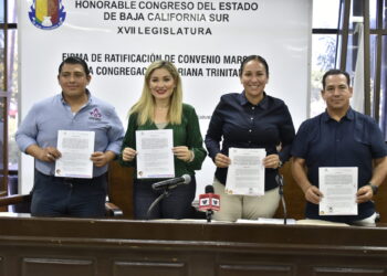 Firman legisladoras convenio con la Congregación “Mariana Trinitaria”