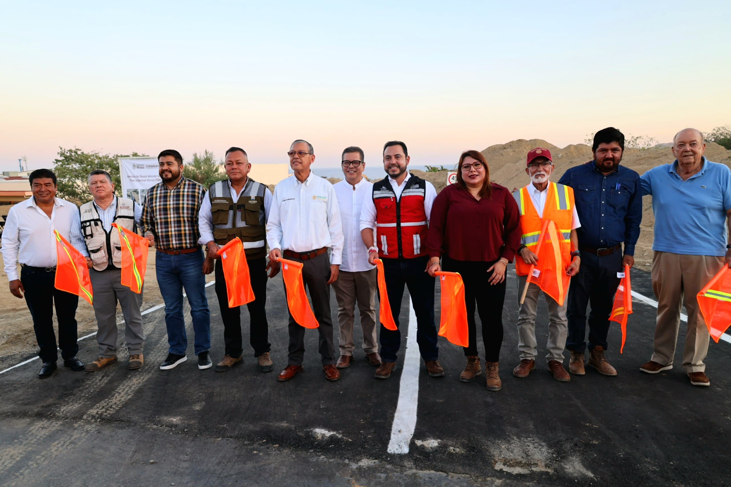 Apertura Christian Agúndez nueva ruta alterna para desahogar tráfico por obras en glorieta de Fonatur