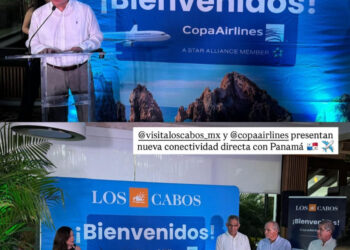Anuncian nueva ruta aérea para Los Cabos desde Panamá con Copa Airlines