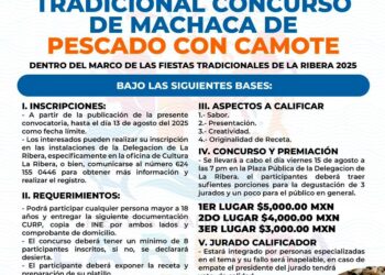 Concursos de gastronomía y fotografía son parte de las Fiestas Tradicionales La Ribera 2025