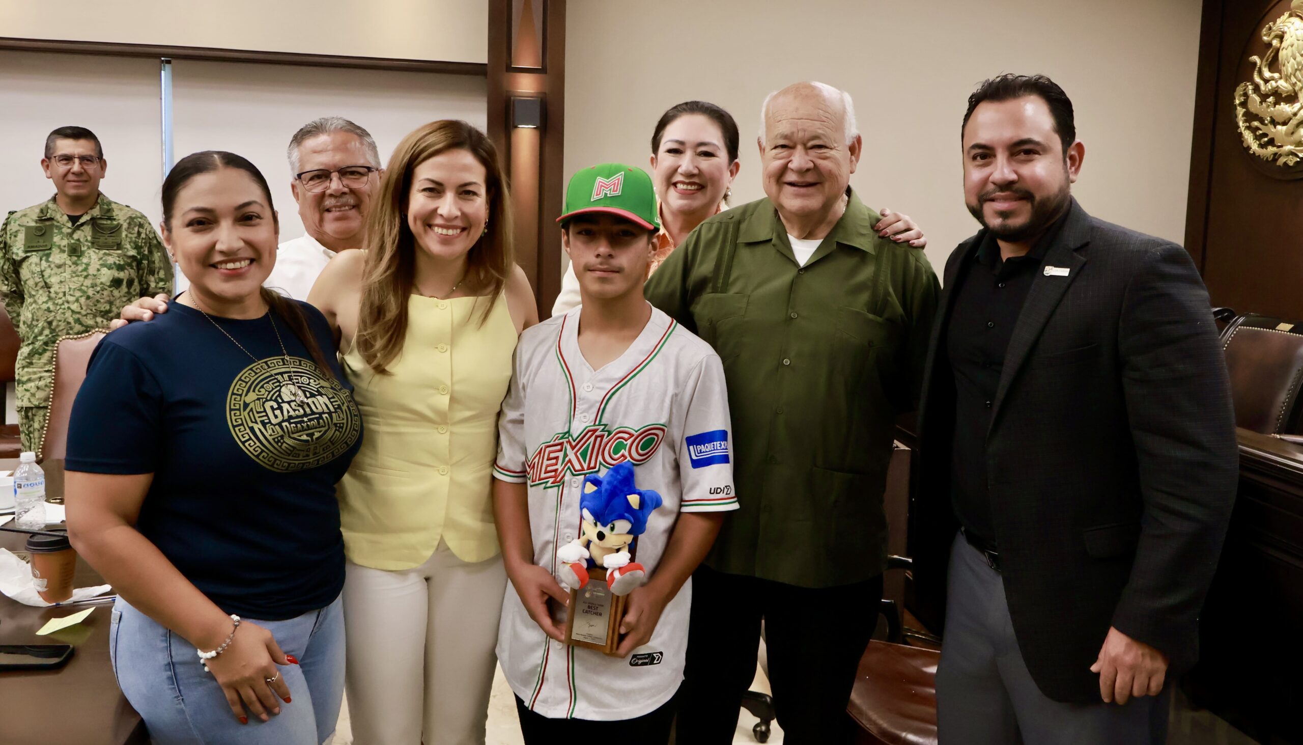 Reconoce Mesa de Paz en BCS a joven beisbolista que brilló en el Campeonato Mundial de Taiwán 