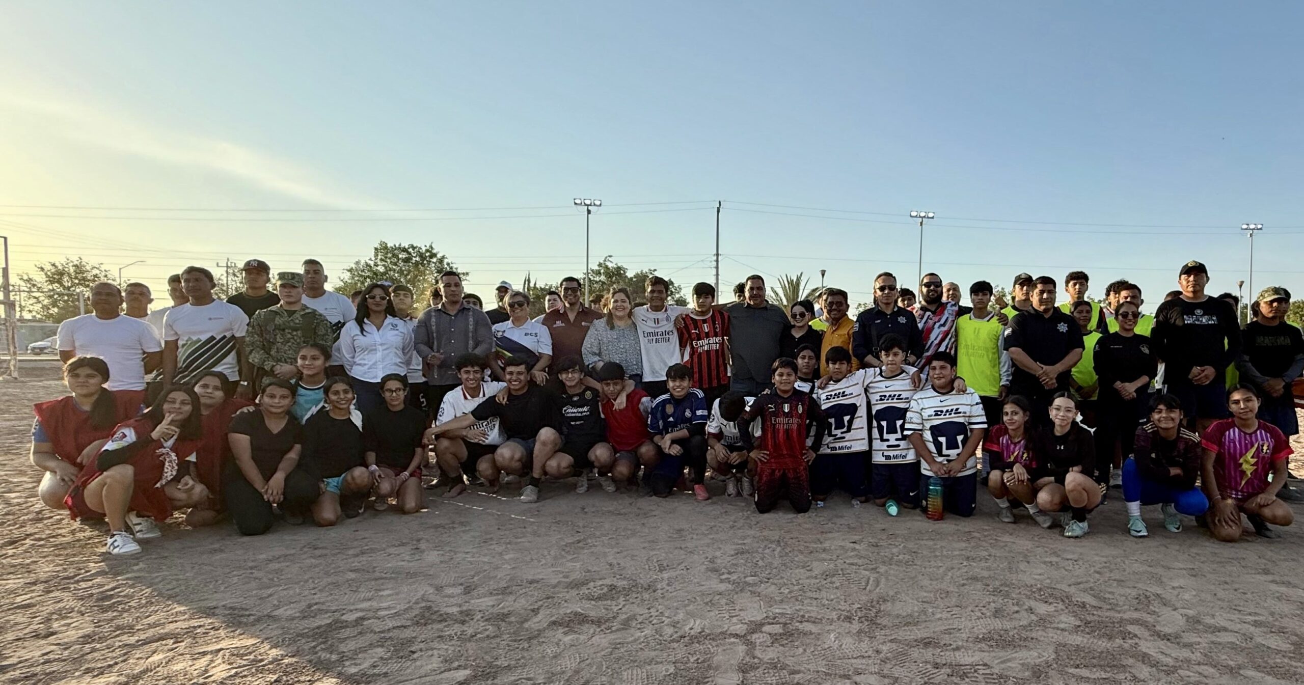 Promueve Mesa Estatal para la Construcción de la Paz y Seguridad, participación juvenil a través de jornadas deportivas en Comondú