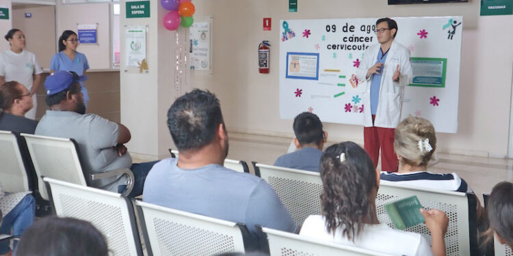 Conmemora salud estatal mes de sensibilización sobre cáncer cervicouterino con pruebas gratuitas