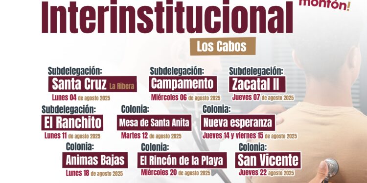 Realizará el sector salud de BCS ferias de medicina preventiva en Los Cabos