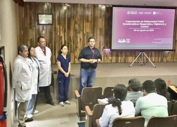 Mantiene Salud Estatal la capacitación médica sobre Sarampión 