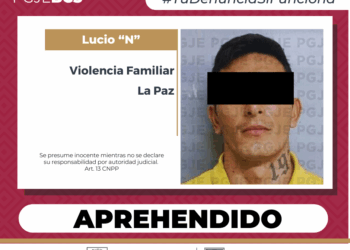 APREHENDE PGJE A IMPUTADO POR VIOLENCIA FAMILIAR