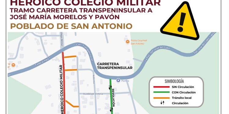 Arranca la pavimentación de la calle Heroico Colegio Militar en San Antonio