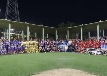 Inaugura Milena Quiroga Campeonato Nacional de Béisbol U6