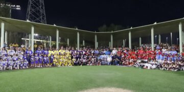 Inaugura Milena Quiroga Campeonato Nacional de Béisbol U6