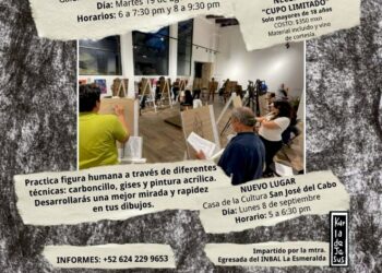 Invitan a sesiones de Dibujo Anatómico con modelo en vivo