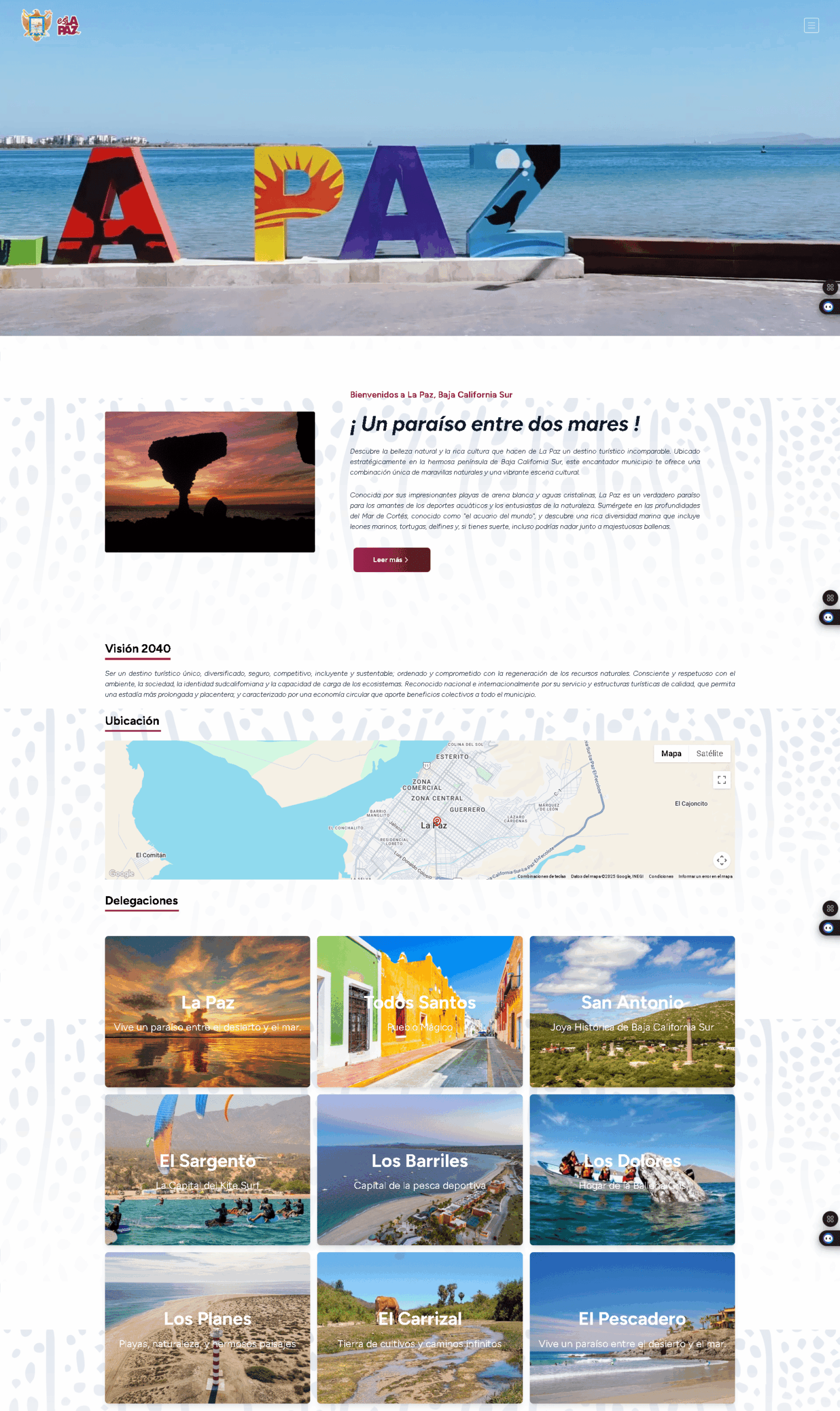 Descubre la oferta turística de La Paz en la página web de turismo municipal