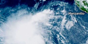 Se forma la Depresión Tropical 10-E: actualmente se localiza a 765 km al sur de Cabo San Lucas