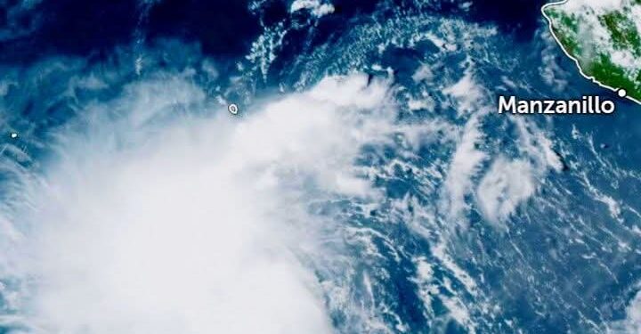 Se forma la Depresión Tropical 10-E: actualmente se localiza a 765 km al sur de Cabo San Lucas