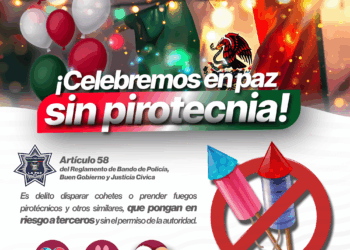 Ayuntamiento de La Paz invita a celebrar fiestas patrias sin pirotecnia