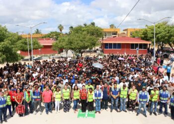 UABCS se sumó al Simulacro Nacional 2025 con activa participación de su comunidad universitaria