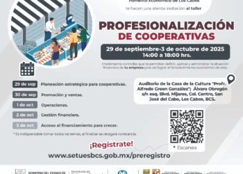 Anuncian en Los Cabos capacitación empresarial y para emprendedores en educación financiera