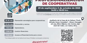 Anuncian en Los Cabos capacitación empresarial y para emprendedores en educación financiera
