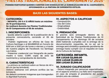 Convocan a participar en concurso de pintura infantil de las Fiestas adicionales El Campamento 2025