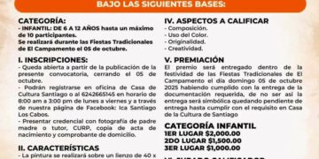 Convocan a participar en concurso de pintura infantil de las Fiestas adicionales El Campamento 2025