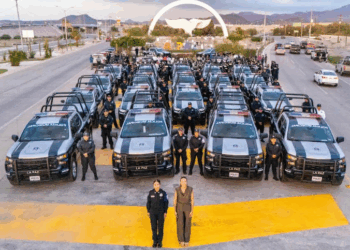 Fortalece Milena Quiroga seguridad en La Paz con entrega de 21 patrullas nuevas